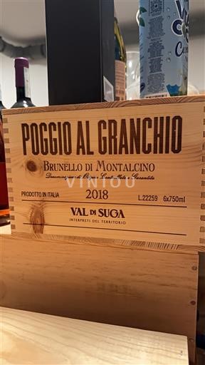 Toscana Brunello di Montalcino. Val di Suga Poggio al Granchio 2018