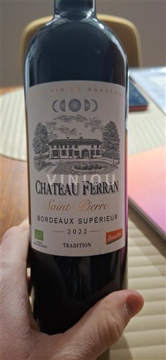 Bordeaux Bordeaux Supérieur Château Ferran Saint-Pierre Tradition 2022