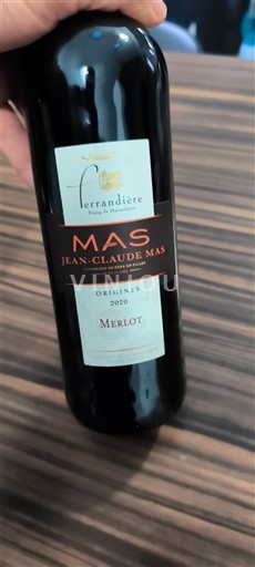 Languedoc-Roussillon Pays d'Oc Ferrandière Origines 2020