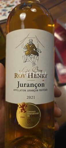 Sydväst Jurançon Le Bon Roy Henry 2021