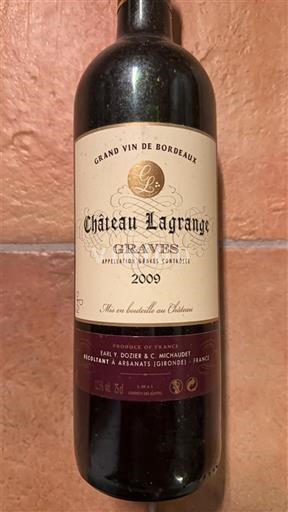 Bordeaux Graves Château Lagrange 2009