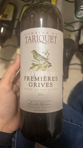 Jihozápad Côtes de Gascogne Domaine Tariquet Premières Grives 2016