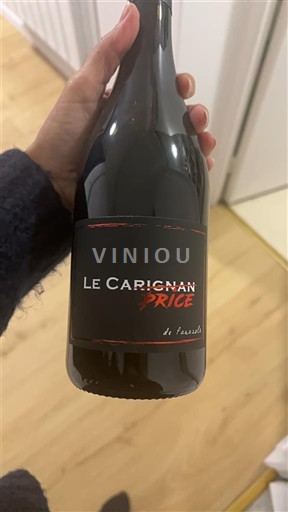 Languedoc og Roussillon Catalansk skråning Favarel Le Carignan Prince Ikke årgangsbestemt
