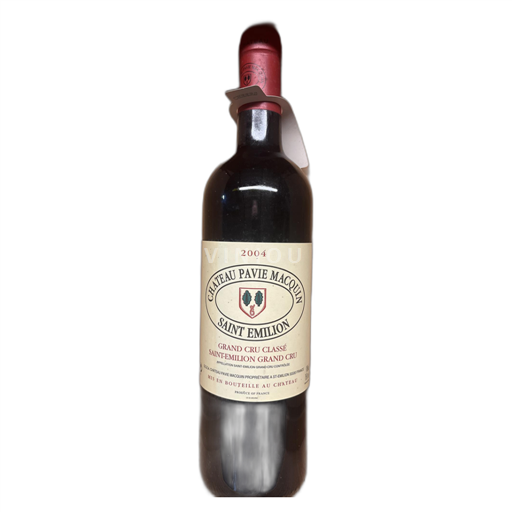 Bordeaux Saint-Émilion Château Pavie Macquin 2004