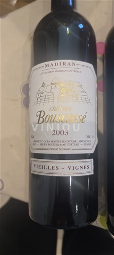 Tây Nam Madiran Château Bouscassé Vieilles Vignes 2003