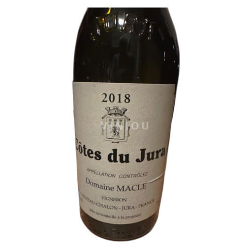 Jura Côtes-du-Jura Domaine Macle 2018