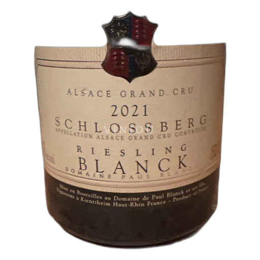 Alsace Riesling Domaine Paul Blanck Grand cru Schlossberg 2021
