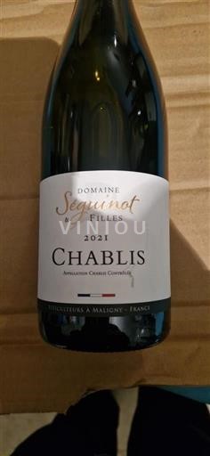 Burgundsko Chablis Domaine Séguinot & Filles 2021