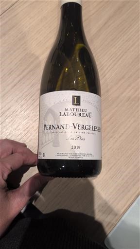 Burgundi Pernand-vergelesses Mathieu Laboureau Les Pins 2019