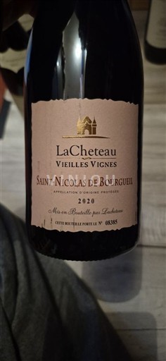 Thung lũng sông Loire Saint-Nicolas-De-Bourgueil LaCheteau Vieilles Vignes 2020
