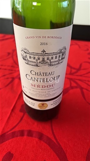 Bordeaux Médoc Château Canteloup 2016