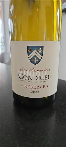 Rhônedalen Condrieu Les Aumôniers Réserve 2022