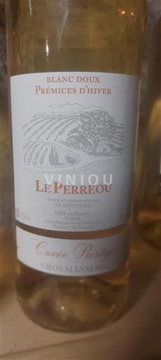 South West Côtes de Gascogne Le Perréou Prestige Prémices d'Hiver Non-Vintage