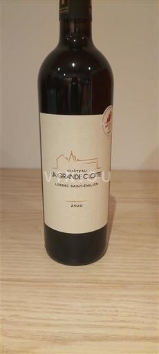 Bordeaux Lussac-saint-émilion Château La Grande Clotte 2020