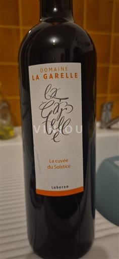 Rhônen laakso Luberon Domaine La Garelle La du Solstice 2019