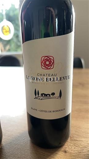 Bordeaux Blaye-Côtes-de-Bordeaux Château La Rose Bellevue Icke årgångsbetecknad