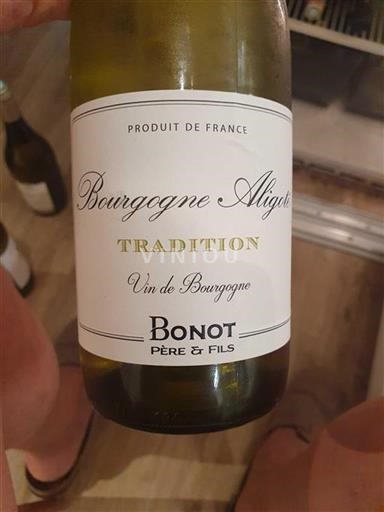 Burgundy Bourgogne Aligoté Bonot Père & Fils Tradition 2022