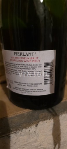 Loiredalen Ospecificerad Pierlant Icke årgångsbetecknad