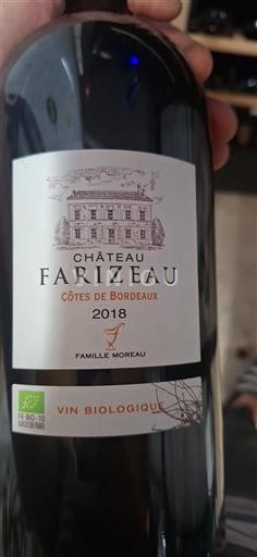 Bordeaux Côtes-de-Bordeaux Château Farizeau 2018