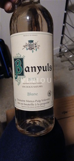 Roussillon Banyuls Domaine Manya-Puig-Valentin 2023