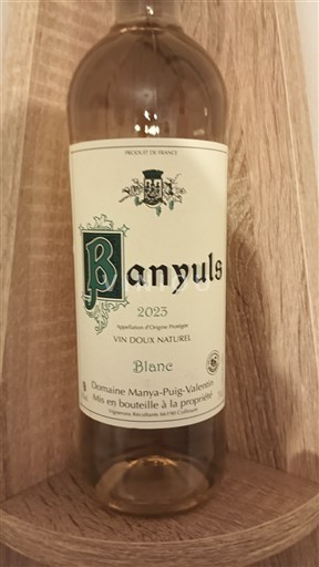 Roussillon Banyuls Domaine Manya-Puig-Valentin 2023