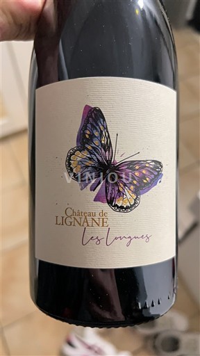 Rhônedalen Côtes du Rhône Château Lignane Les Longues Icke årgångsbetecknad