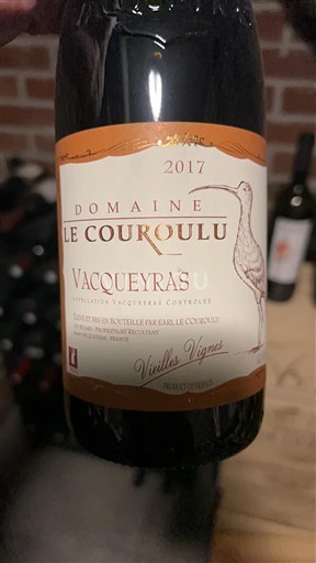 Rhône Valley Vacqueyras Domaine Le Couroulu Vieilles Vignes 2017