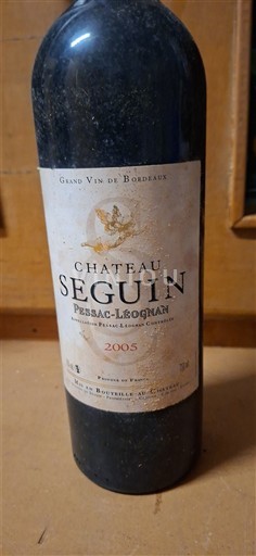 Bordeaux Pessac-Léognan Séguin 2005
