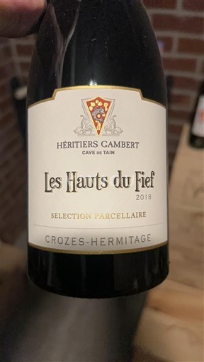 Thung lũng Rhône Crozes-hermitage Héritiers Gambert Cave de Tain Les Hauts du Fief Sélection Parcellaire 2018