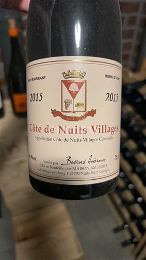 Burgundsko Côte de nuits villages Maison Ambroise 2015