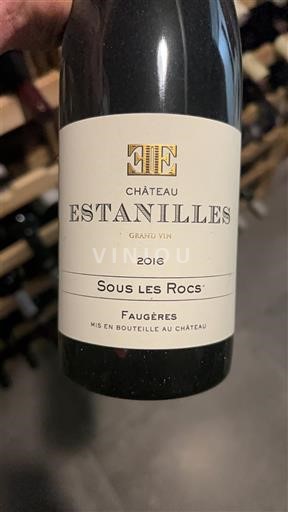 Languedoc Faugères Château Estanilles Sous les Rocs 2016