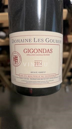 Vallée du Rhône Gigondas Les Gouberts 2014