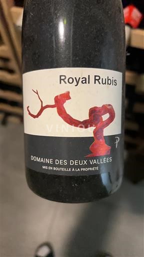 Vale do Loire Anjou Domaine Des Deux Vallées Royal Rubis Não Sazonado