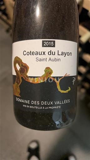 Loire Valley Coteaux du Layon Domaine Des Deux Vallées Saint Aubin 2015