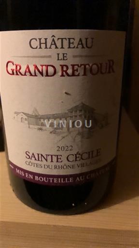 Rhônedalen Côtes-du-Rhône-Villages Château Le Grand Retour Sainte Cécile 2022