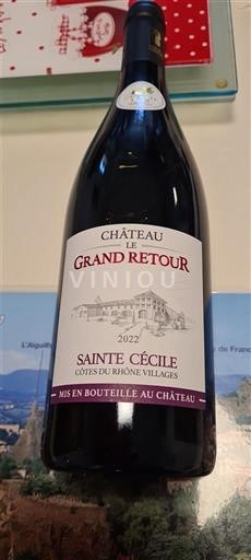 Rhônen laakso Côtes-du-rhône-villages Château Le Grand Retour Sainte Cécile 2022