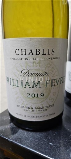 Bourgogne Chablis Domaine William Fèvre 2019