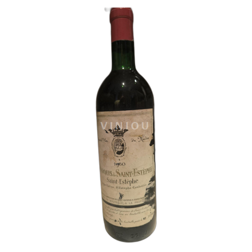 Bordéus Saint-Estèphe Marquis de Saint-Estèphe 1980