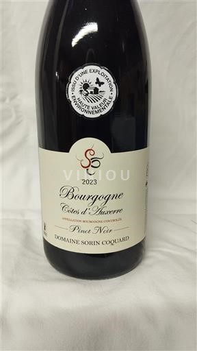 Burgund Bourgogne Côtes d'Auxerre Domaine Sorin Coquard 2023