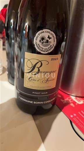 Burgundia Bourgogne Coastele Auxerre Domaine Sorin Coquard 2023