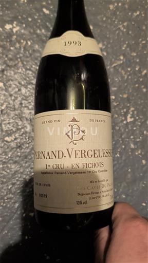 Burgundija Pernand-Vergelesses Premier Cru Les Caves du Palais En Fichots 1993