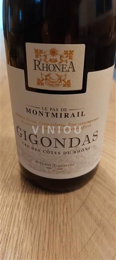 Rhône-dalen Gigondas Le Pas de Montmirail Ikke årgangsbestemt