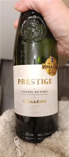 Languedoc Picpoul-de-pinet Ormarine Prestige Icke årgångsbetecknad