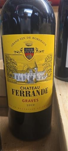 Bordeaux Graves Château Ferrande 2019