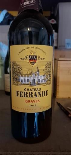 Bordeaux Graves Château Ferrande 2019