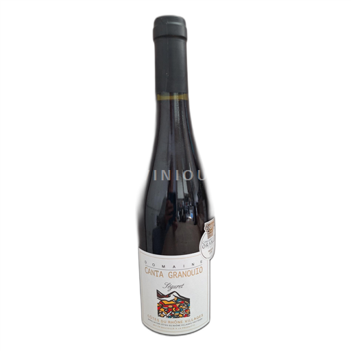 Rhônen laakso Côtes-du-rhône-villages Domaine Canta Granouio Séguret 2022