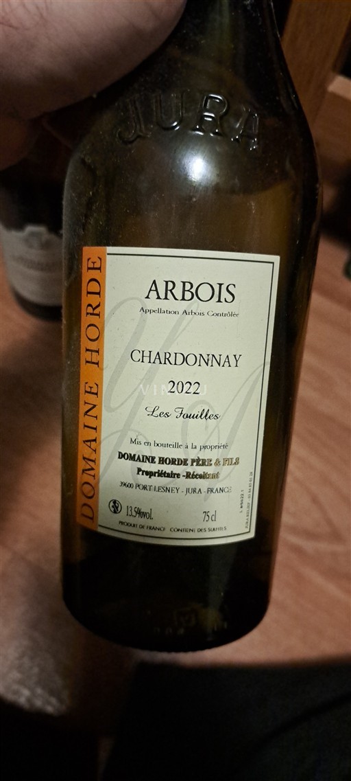 Jura Arbois Domaine Horde Les Fouilles 2022