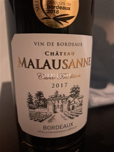 Bordeaux Château Malaussanne Tradition 2017