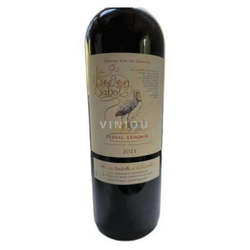 Bordeaux Pessac-Léognan Le Bec en Sabot 2021