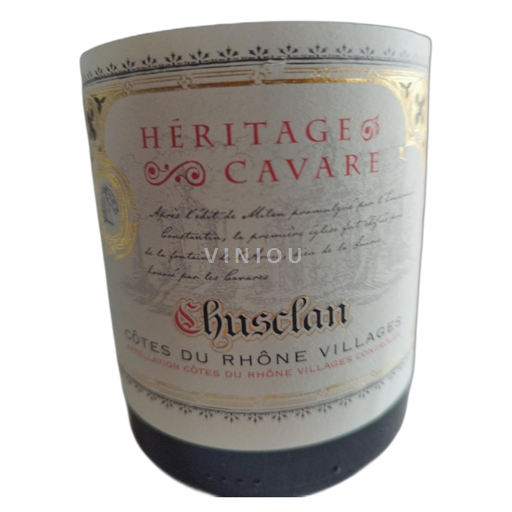Rhône-dalen Ikke specificeret Cave Les Vignerons De Chusclan Héritage Cavare 2020